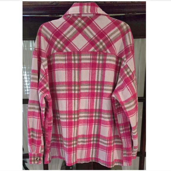 Fashion Nova Pink and White Plaid Skirt Set, Size L - Picture 5 of 16
